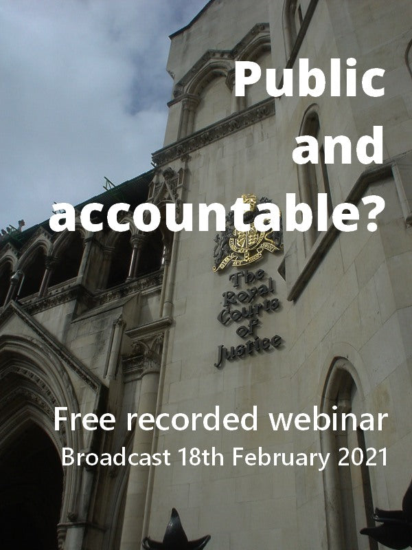 In pursuit of social justice – is a hearing held in public enough to hold the state to account?