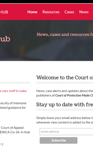 Court of Protection Hub